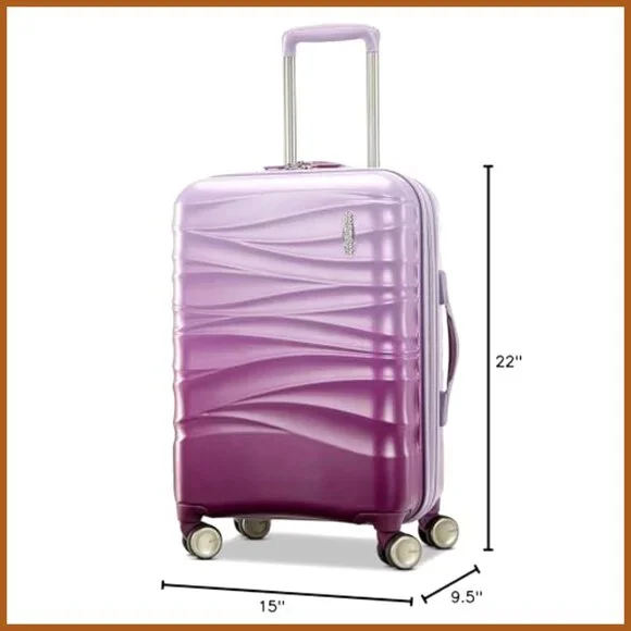 20-Inch Spinner Carry-On Luggage with ABS Hard Shell - Picture 2 of 6